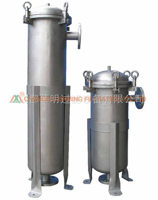 2.2KW Power Stainless Steel Bag Filter Housing Single Bag Filter Machine