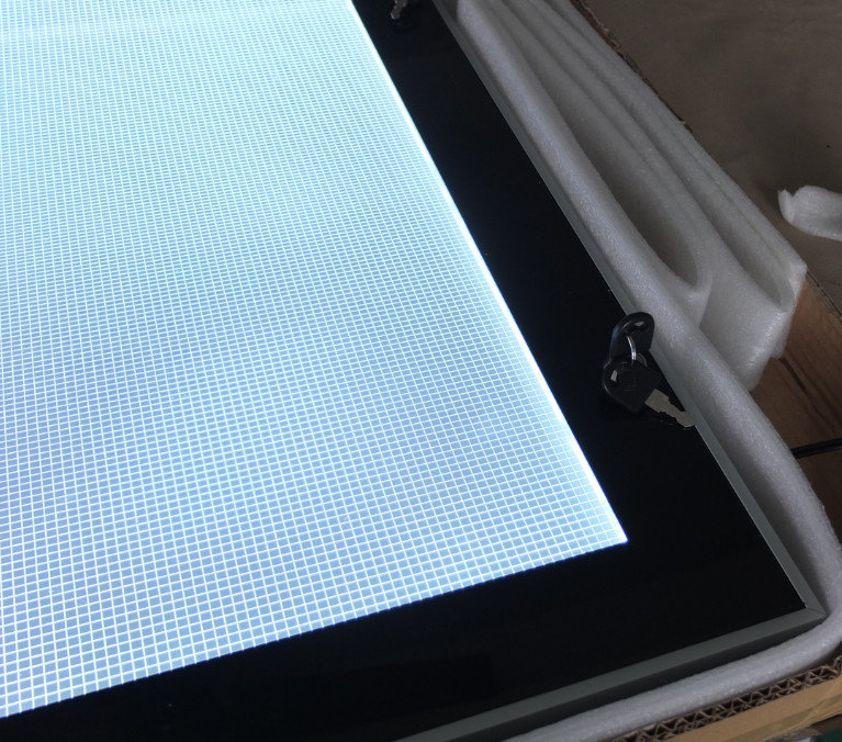 Anodized Silver Multi Window 60mm Outdoor LED Light Box