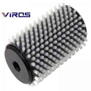 Buy cheap Rotating Industrial Nylon Roller Brush Copper Wire For Ski Polishing Waxing Conveyor Cleaning product
