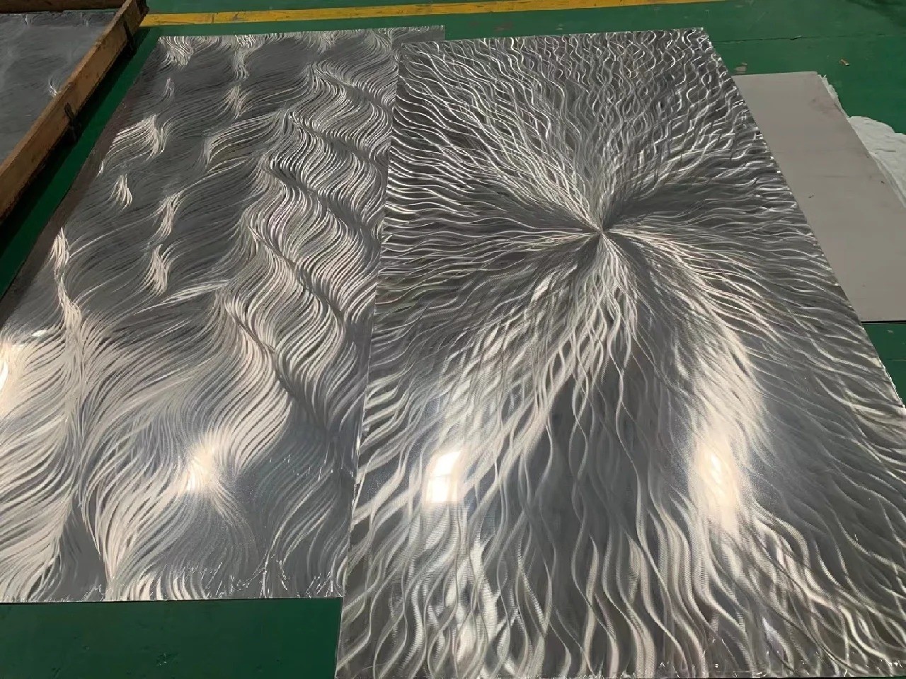 SS 201 304 316 Grade Sheet 3D Laser Texture Color Stainless Steel Sheet Polished Pattern Metal Sheet