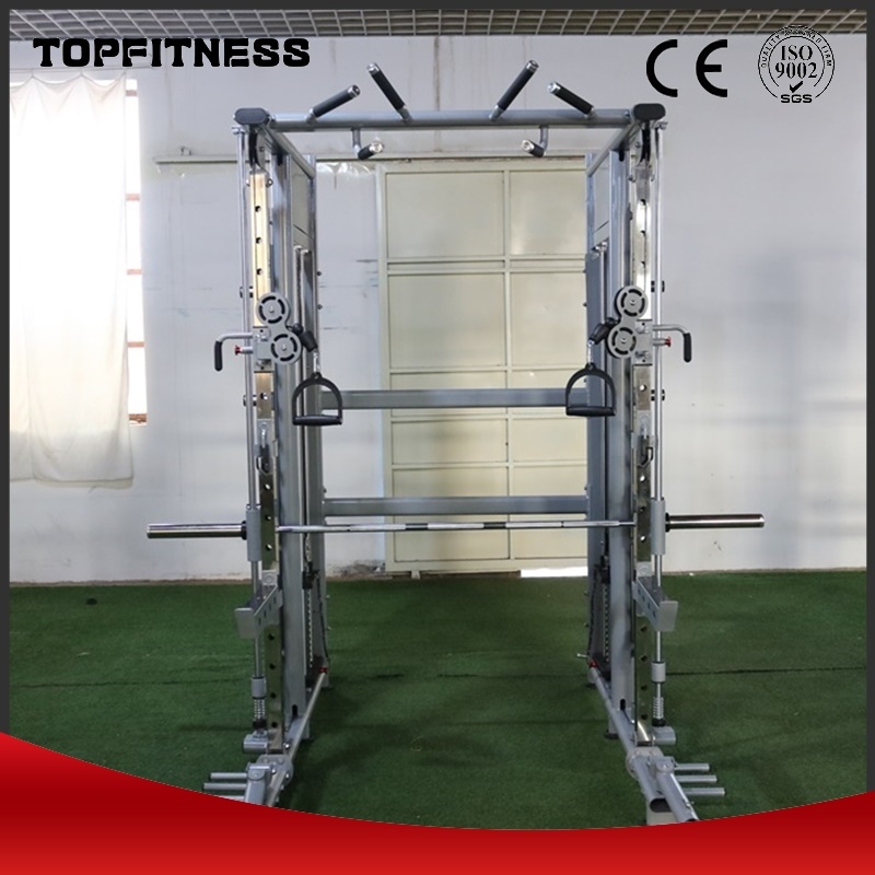 Commercial Use Fitness Equipment Pin Loaded Multi-Function Device Smith Machine