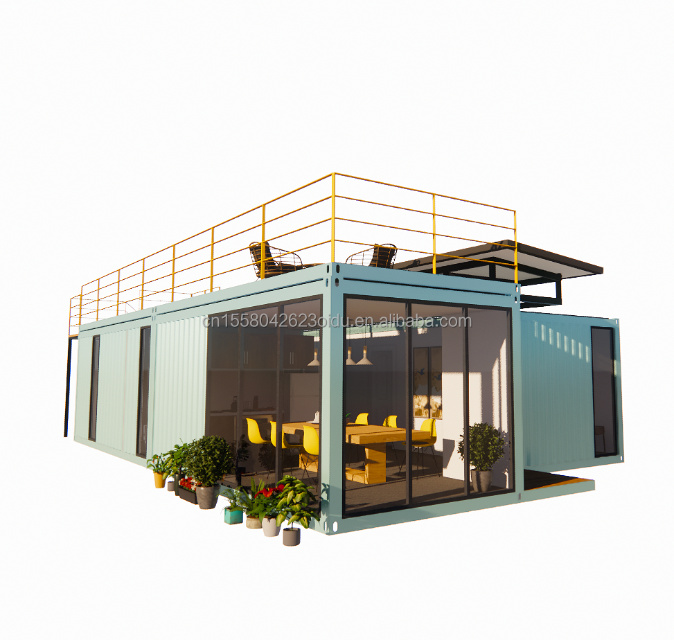 20ft/40ft Prefabricated Portable Foldable Expandable Container Tiny Mobile House with 3 Bedrooms Aluminum Alloy Windows
