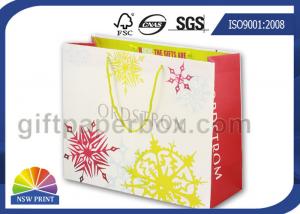 China Customized Paper Bags / Tote Shopping Paper Bag for Retail , Apparel , Garment Packing on sale