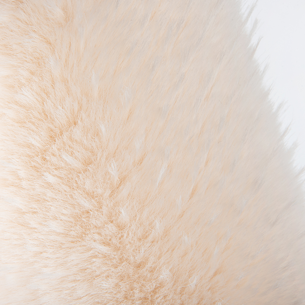 Soft and Cozy 100% Polyester Tricot Knitted Brushed Faux Fur Fabric for Ladies Coat