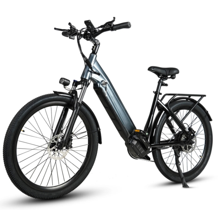 48V 17AH Battery Electric City Bike 26 Inch 7 Speed Ladies Step Through Electric Bike