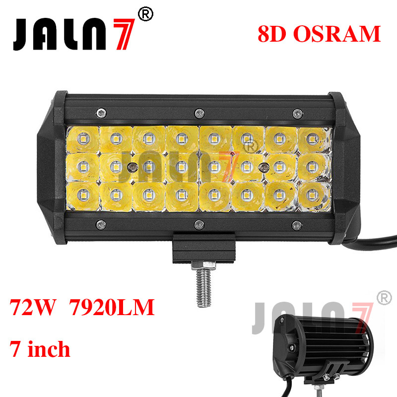 72W 7920LM OSRAM 7 INCH 8D LED LIGHT BAR JALN7