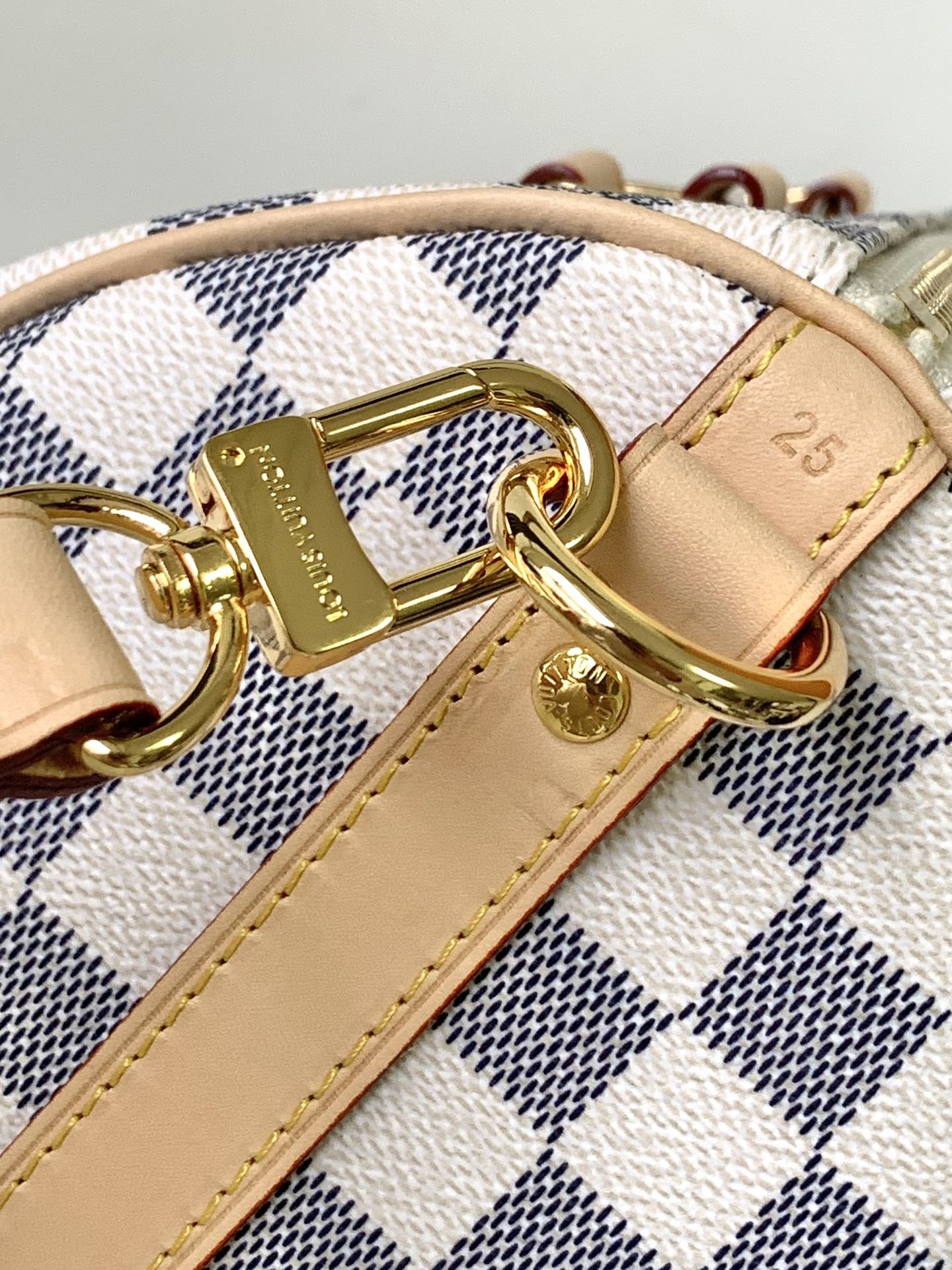 Coated Canvas Speedy Louis Vuitton Damier Azur 25 M46390