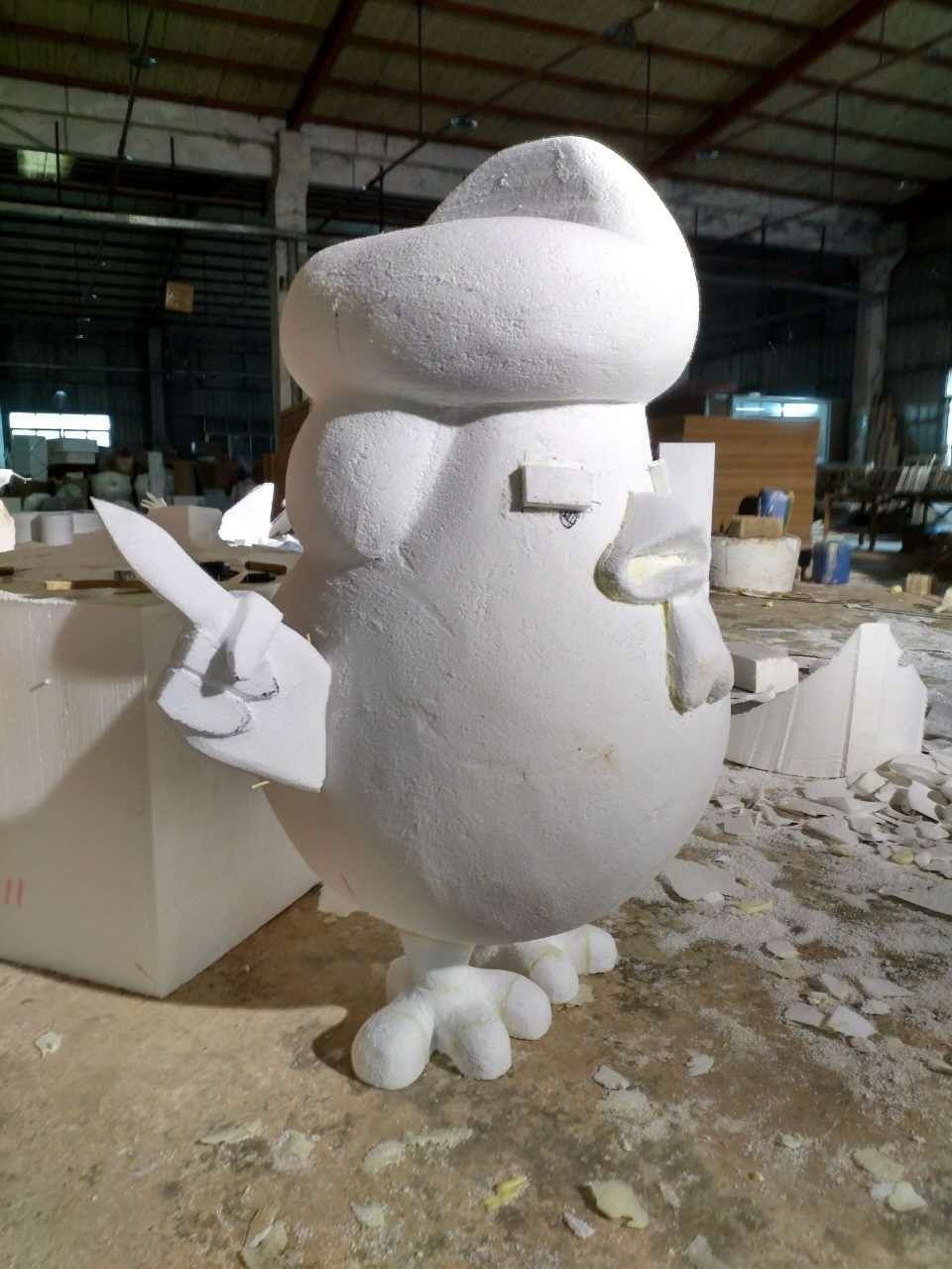 Mascot statue Giant Donald trump imitation statue fiberglass in outdoor plaza