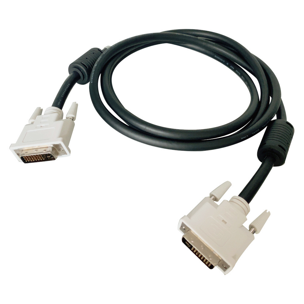 6ft Copper Video Audio Cables With Aluminum Mylar Shielding Brass Connector Gold Plated Finish