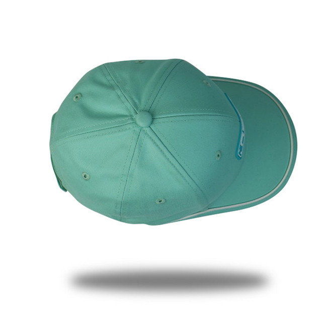 Design Your Own 6 Panel baseball Hat Custom 3D rubber patch Cotton Baseball Cap for Women