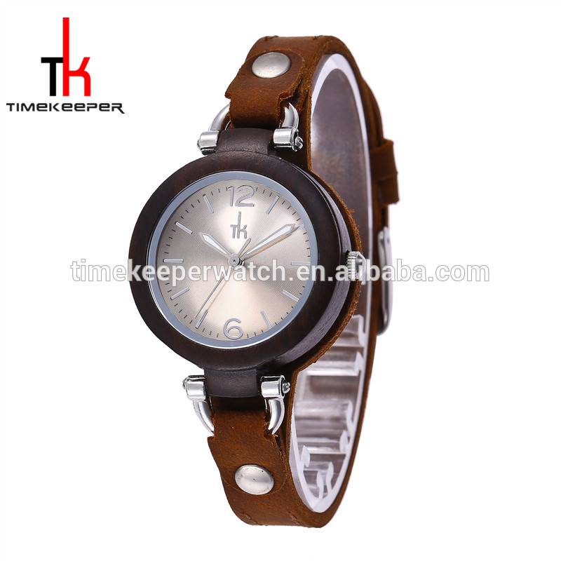 Fashion design 32mm ladies watch Leather strap Sunshine dial best gift watch for ladies
