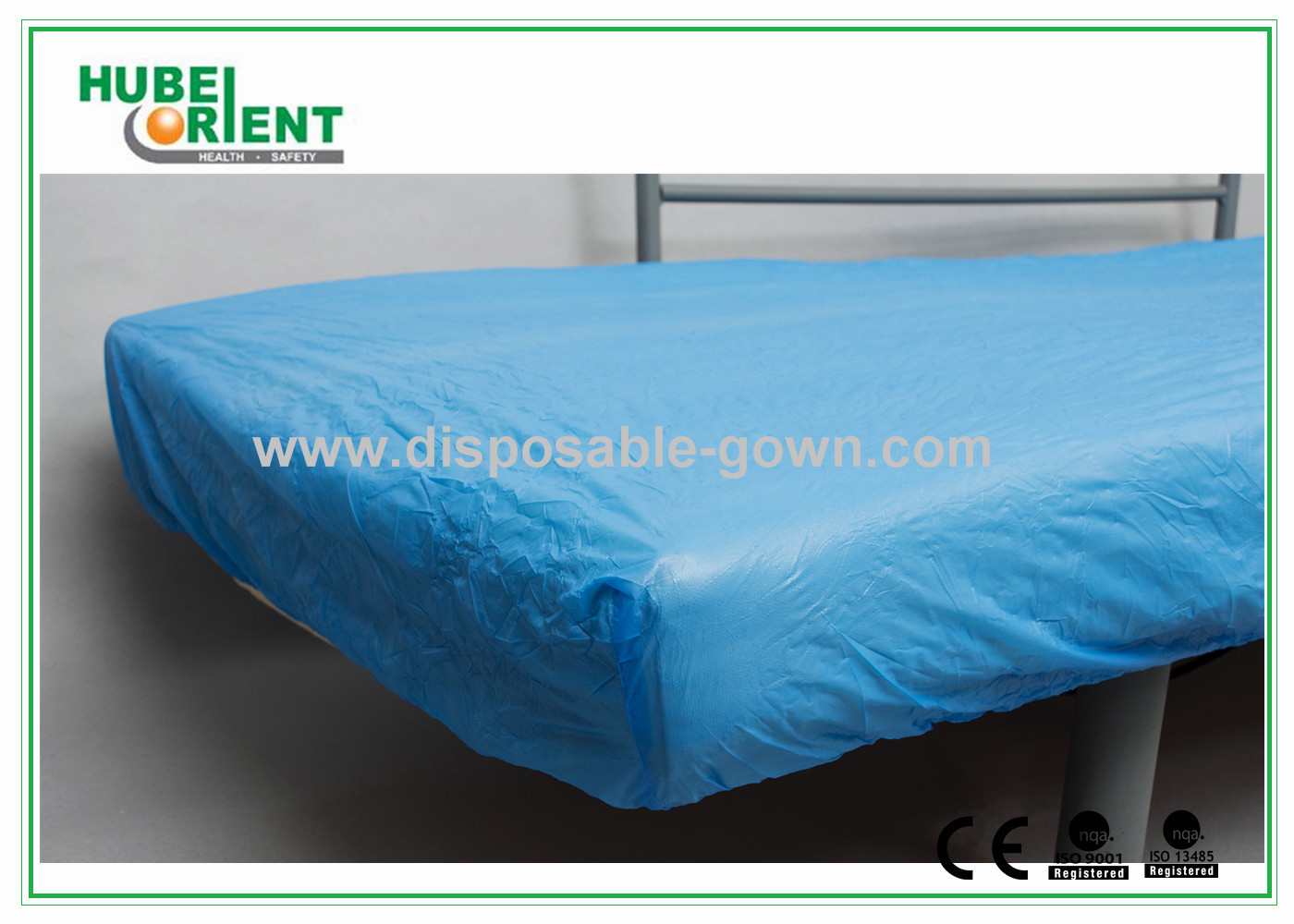 Breathable CPE Disposable Bed Protectors Hospital Bedding Cover To Prevent Cross Infection