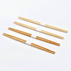 Custom Printing Double End Bamboo Chopsticks Made from 100% Natural Moso Bamboo