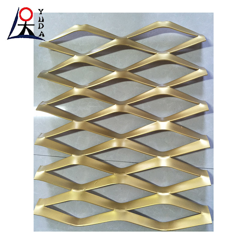 Corrosion Resistance Diamond Expanded Metal Mesh Panels Steel Plate