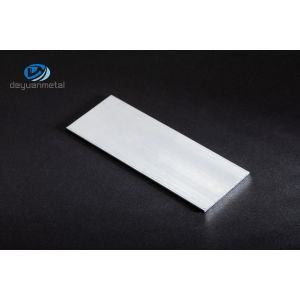 Buy cheap Polished Aluminium Flat Profile T5 Temper Antirust 6060 Material product