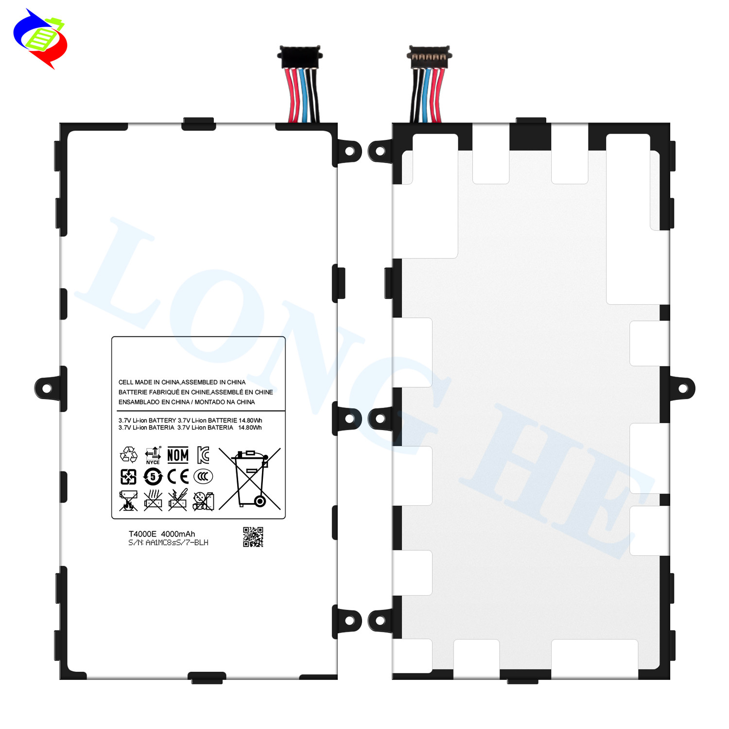6800mAh T4500E TAB 3 10.1 P5200 P5210 P5220 Battery for Samsung Galaxy P5200 Battery