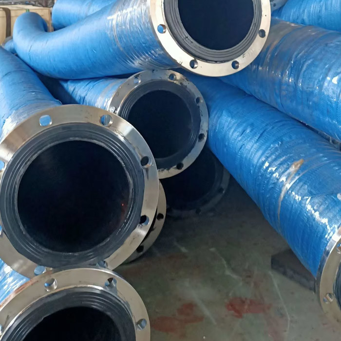 Suction Floating Dredge Pipe Wear Resistant With Swivel Flange