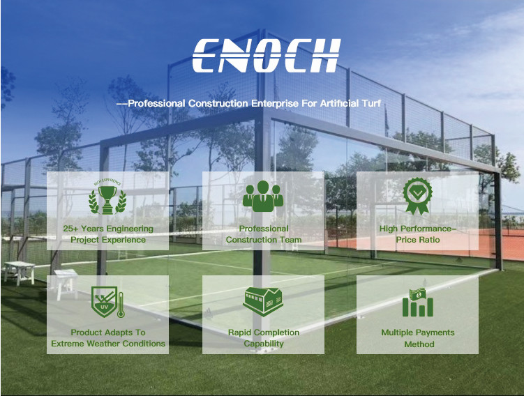 Padel Court Artificial Grass Paving Cricket Court Construction Padel Tennis Court Full Set