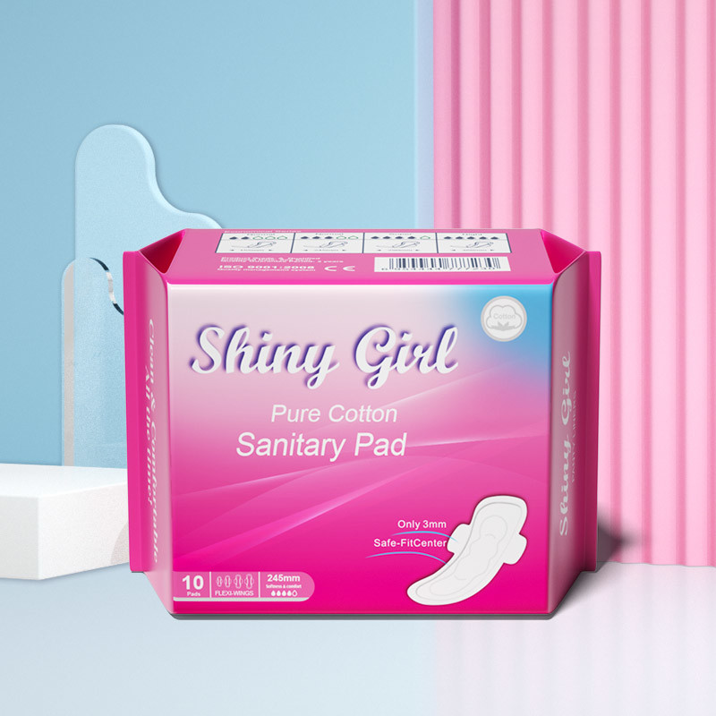 Hot Sale High Absorbency Sanitary Napkin Manufacturer in China Cotton PE Bag Disposable Ultra Thin