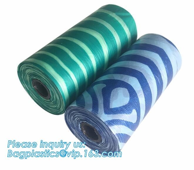 High Quality Eco-friendly Degradable Fashion With Printing Doggy Pet Dog Waste Poop Bags, Eco friendly pet dog waste poo