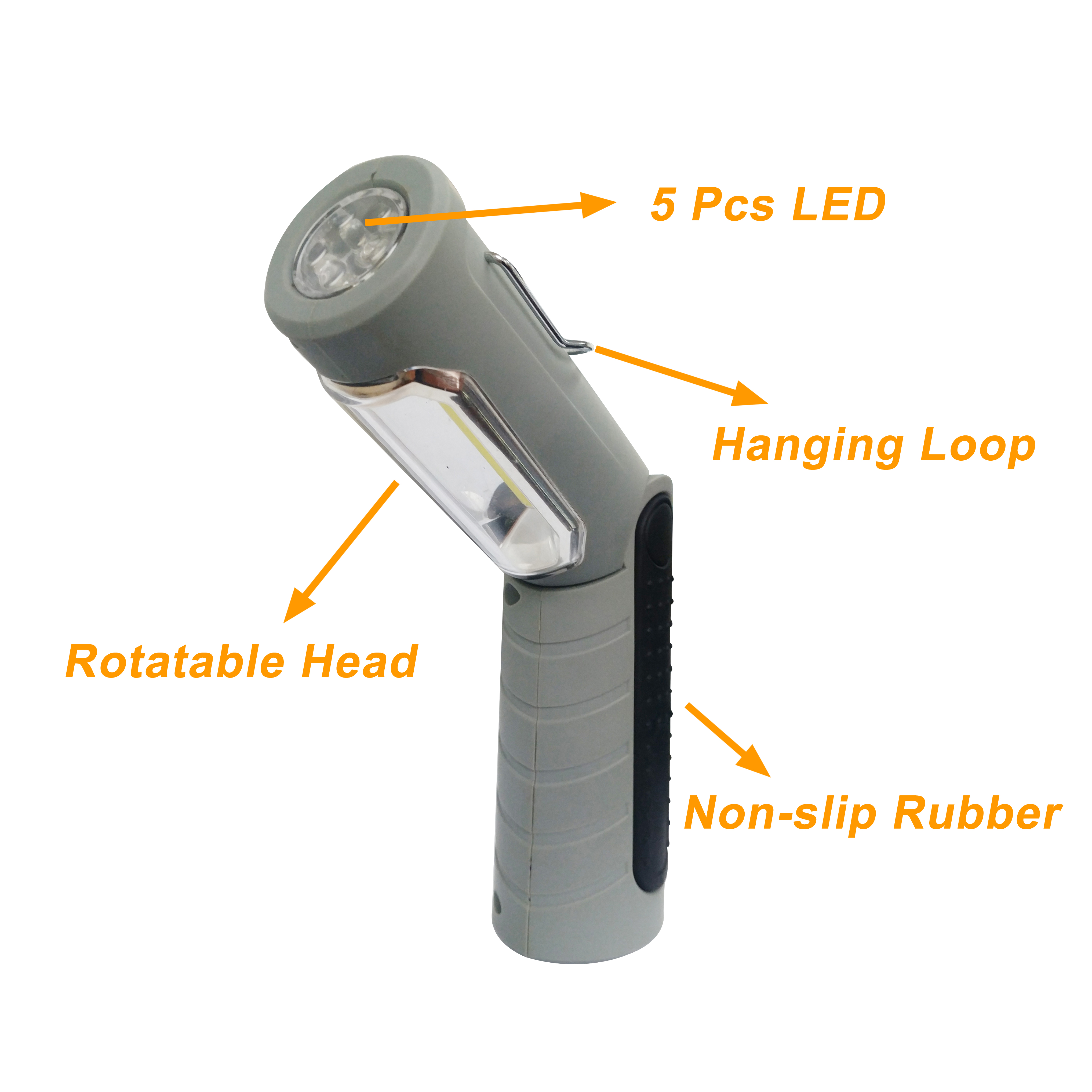 2500 Lumen Handheld Work Lights , Vehicle Charger EMC Ceritfied