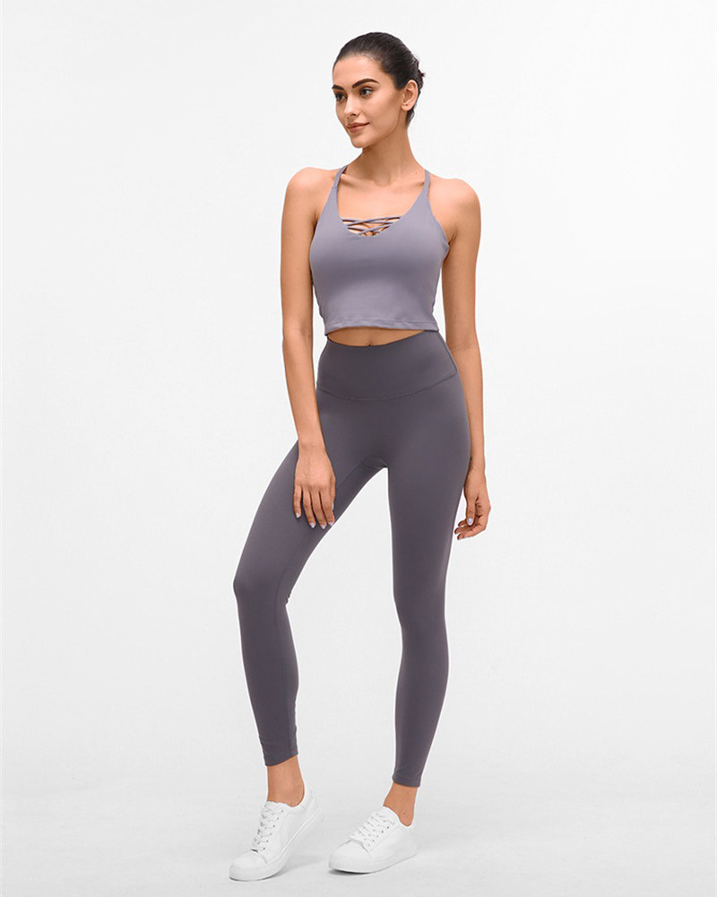 High Waist Stretch Capri Compression Workout Pants Nude 6 Colors XS-XXL