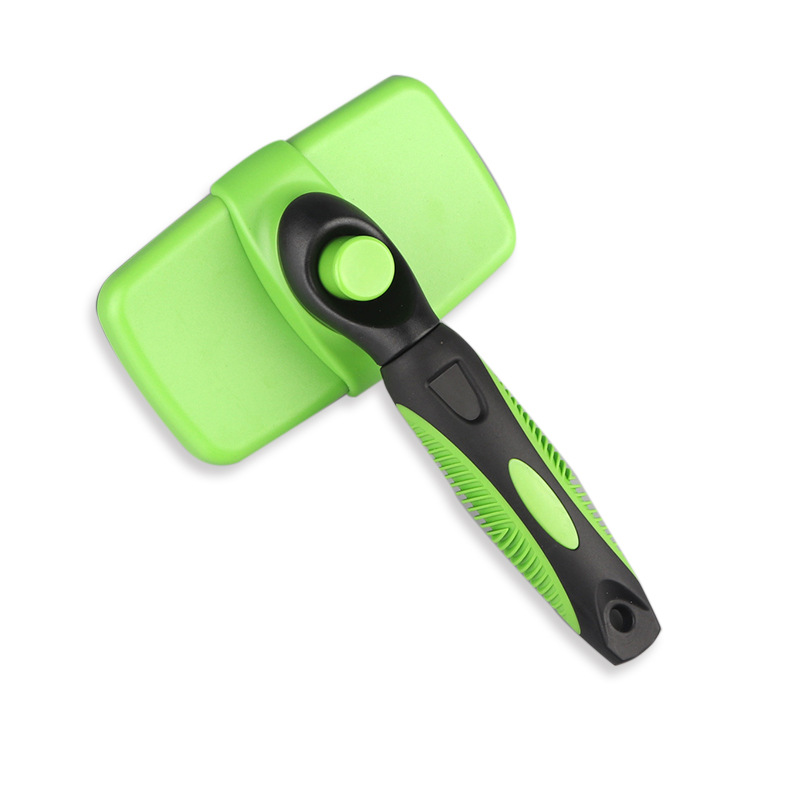 Pet Grooming Tool Cleaning Reusable Shedding Soft Slicker Dog Cat Hair Brush Suitable