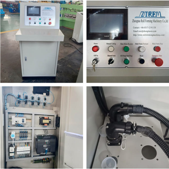 4kw High Performance Ridge Cap Roll Forming Machine For Seamless Roofing System