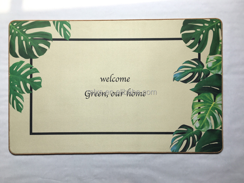 Minglu BFM-030 door mat High quality Suede Fabric door floor mat bath mat with none slip rubber backed