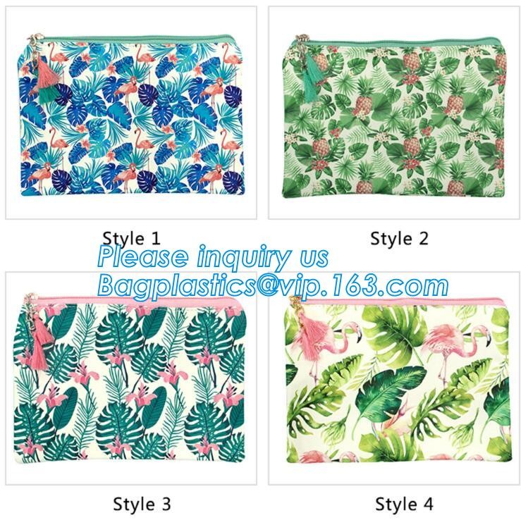Professional Cosmetic Bag Canvas Zipper Pouch Wholesale, Private Label Makeup Bag, Canvas Bag with Zipper bagplastics