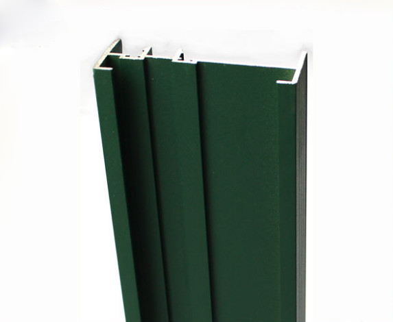 Corrosion Resistant Powder Coated Aluminium Extrusions Wardrobe Sliding Door Parts