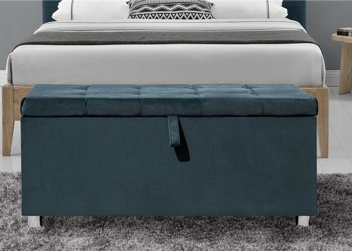 Foldable Fabric Storage Ottoman