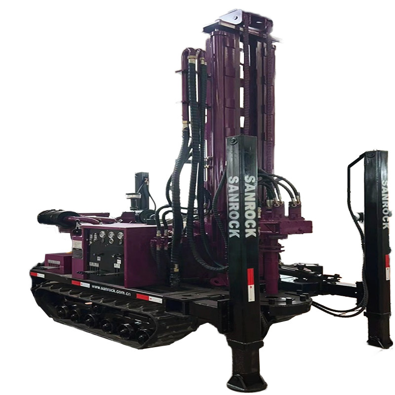 Crawler Water Well Drilling Rig Hydraulic Borehole Drilling Machine Water Well Drill Rig