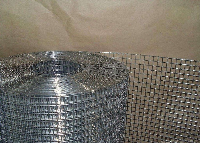 Square Hole Powder Coated Wire Mesh Panels , Galvanised Weld Mesh Sheet