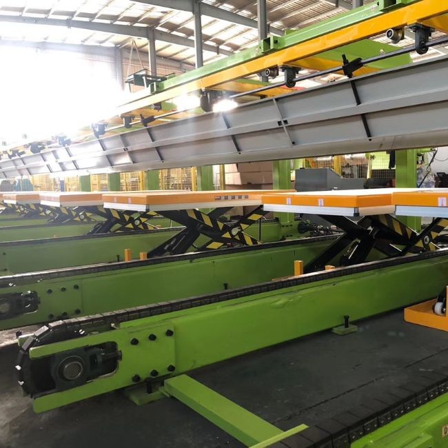 High Speed Roofing Tile Roll Forming Machine , Roof Sheet Automatic Stacker