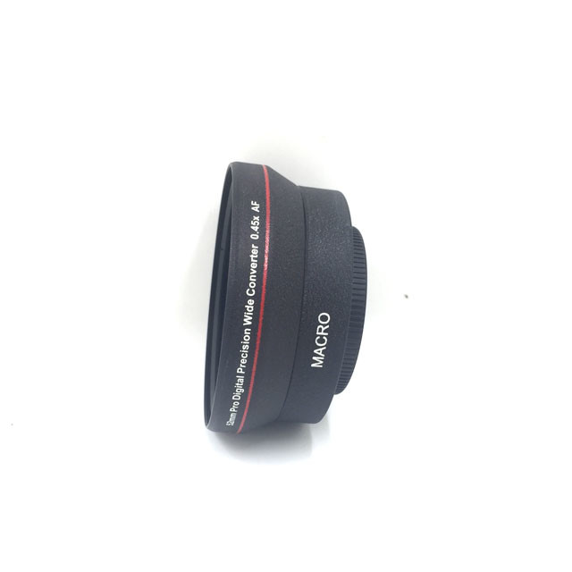 Aluminum Alloy 52mm Wide Angle Macro Lens With Front / Rear Lens Cover