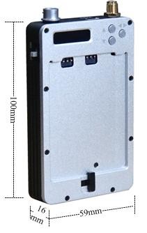 NLOS 5~10KM HN-512PRO UHF band Portable H.264 cofdm transmitter for UAV system