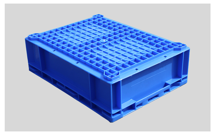 5 L Straight wall plastic stackable boxes EU boxes HP3A plastic shipping pallet boxes