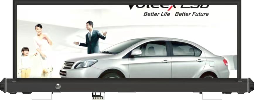 P2.5 P3 P5 Roof Led Display 4G WiFi GPS Outdoor Taxi Led Display
