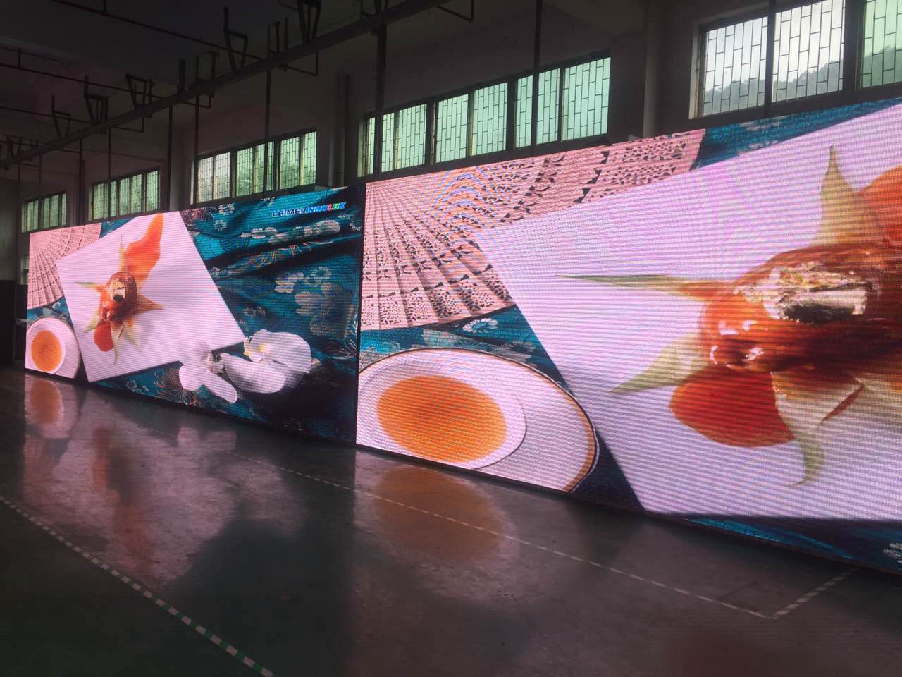 320x160mm 350W Outdoor Rental LED Display 5mm Led Screen Back Maintenance