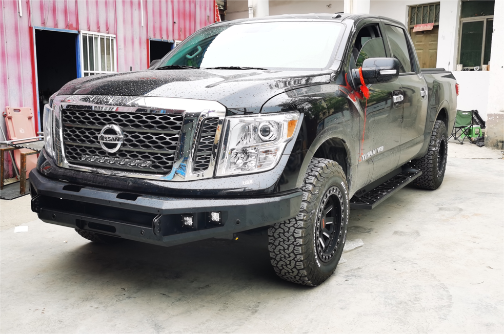 4X4 Accessories Bumper Plates Winch Bull Bar Front Car Bumper Plate for Nissan Titan