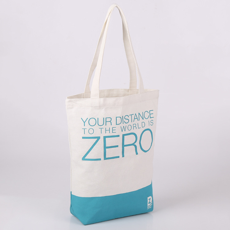 ODM Foldable Eco Canvas Bags Cotton Canvas Tote Shopper Bag