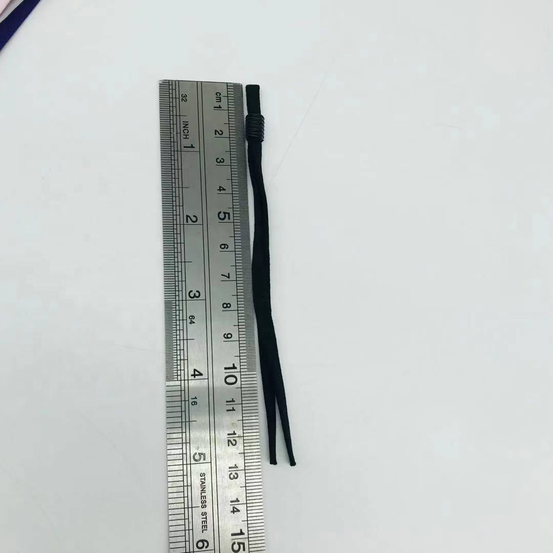 2022 New arrival wholesale colorful flat 5mm adjustable medical elastic band ear loop with buckle for facemask