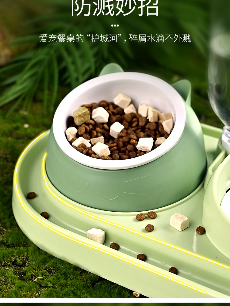 3 In 1 Ceramic Pet Bowl Feeder Multifunction For Small Animals