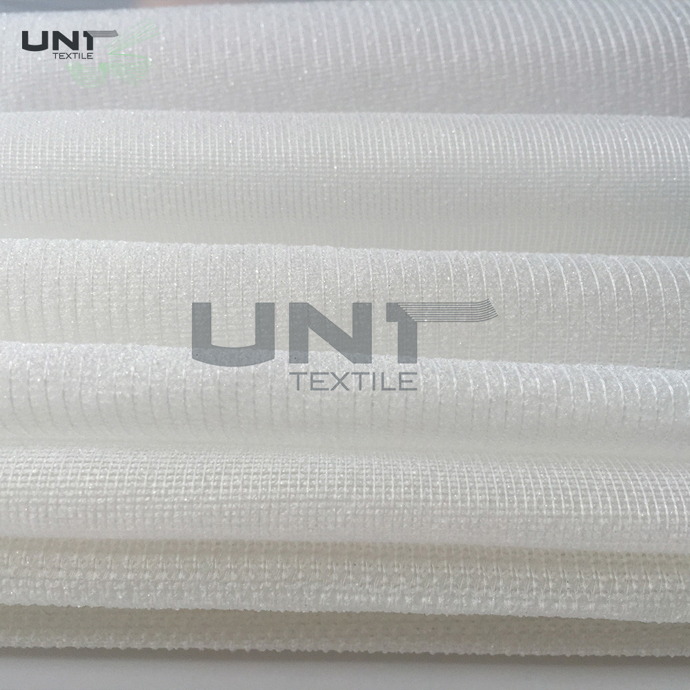 Stretch Warp Knit And Tricot Fusible Interlining For Men And Women ' s Fabric