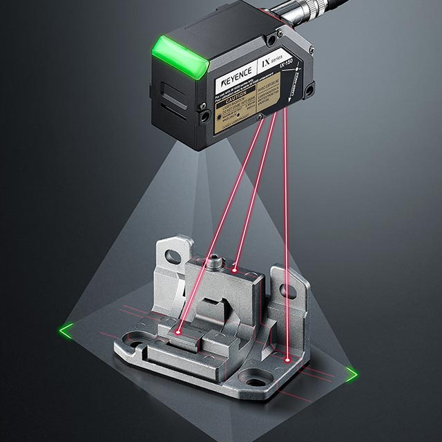 Pulse Lighting Image Based Laser Sensor IP67 IX - 150