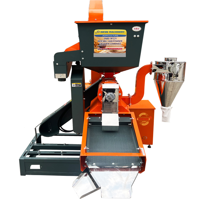 DONGYA AGRO 750KG Rice Mill Machine With Auto Loading Lifter 6N80L Type