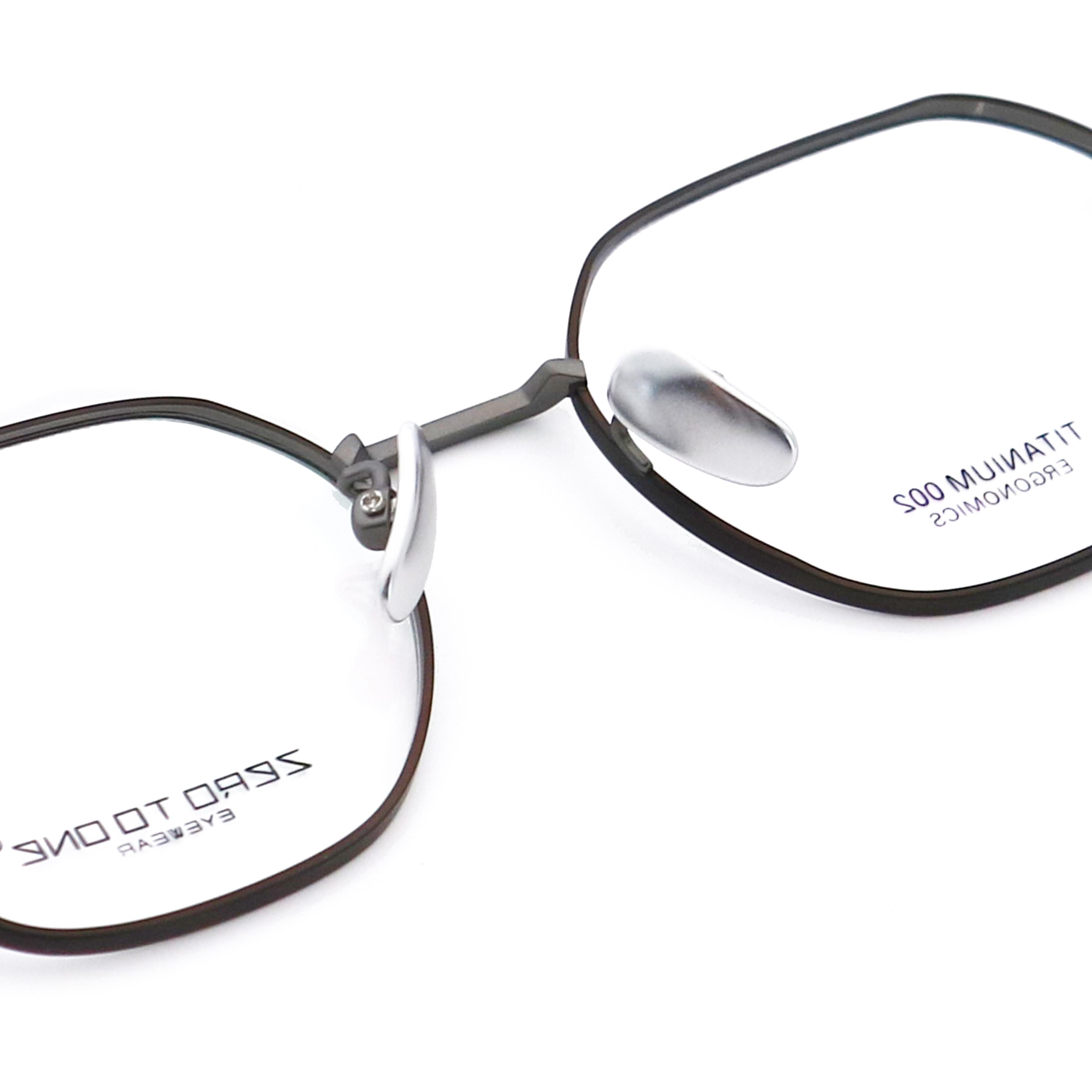Various Colors Polygons IP Plating Bate Titanium Glasses Frames