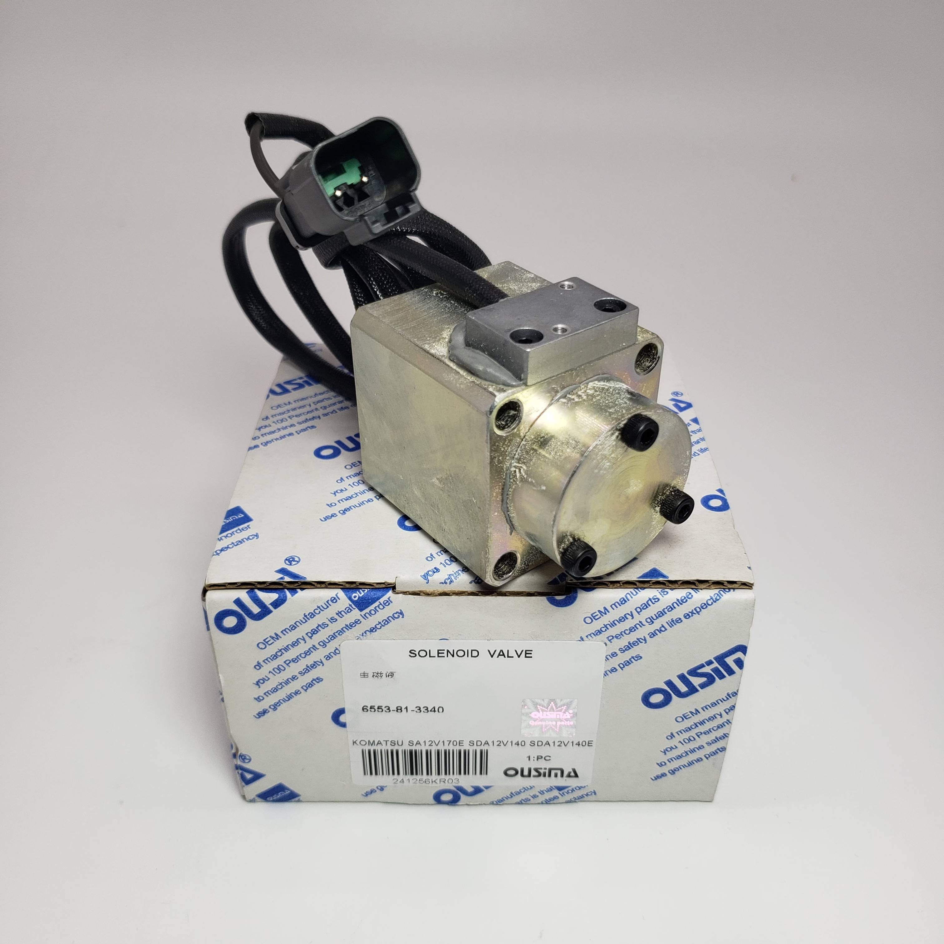 Solenoid Valve 6553-81-3340 For KOMATSU SA12V170E-2A SDA12V140-1C
