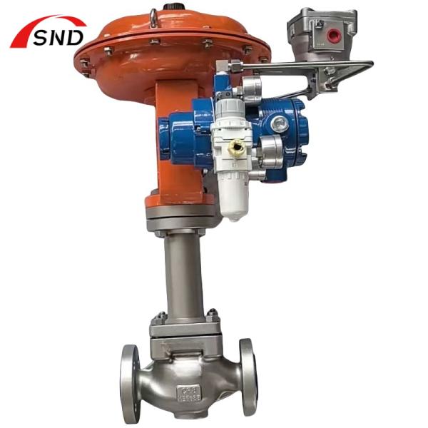 Stainless Steel Pneumatic Control Valve for Industrial Fluid Regulation